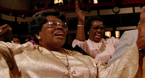 The godmother of Gospel music, Willie Mae Ford Smith, in SAY AMEN, SOMEBODY, the 1982 classic Gospel documentary directed by George Nierenberg. Film to 4K digital restoration by Metropolis Post, New York: Jack Rizzo, Ian Bostick (restoration artist), Jason Crump (colorist) and Allen Perkins. Audio Restoration and 5.1 Sound by Audio Mechanics. Sound Engineer: John Polito. Restoration Produced by Milestone Film & Video, the Smithsonian National Museum of African American History and Culture and the Academy Film Archive. Funding by Robert F. Smith Fund Professional Curation Project and the Academy Film Archive. Supervised by George Nierenberg and Dennis Doros.